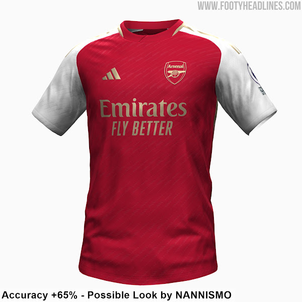 Arsenal 2324 Home Kit Info Leaked + Possible Look Footy Headlines